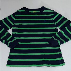 Polo Ralph Lauren Boy’s Long Sleeve Cotton Stripe Shirt Size 7